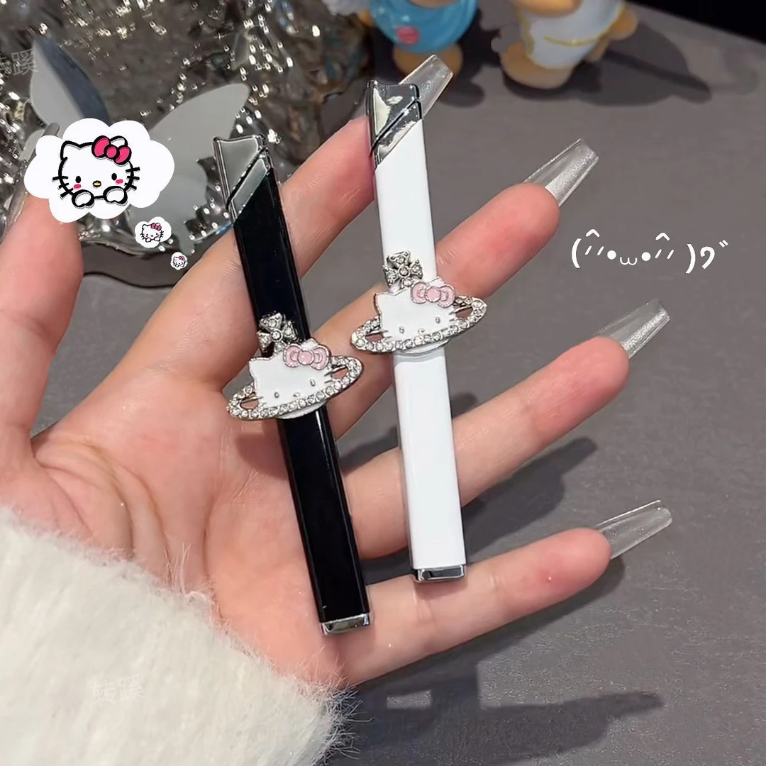 原创手作高颜值kitty土星金属小细条打火机适合男女送礼