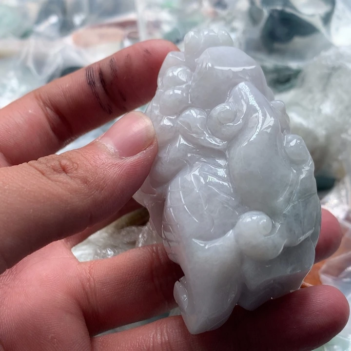 翡翠未镶嵌颈饰保真天然a货翡翠