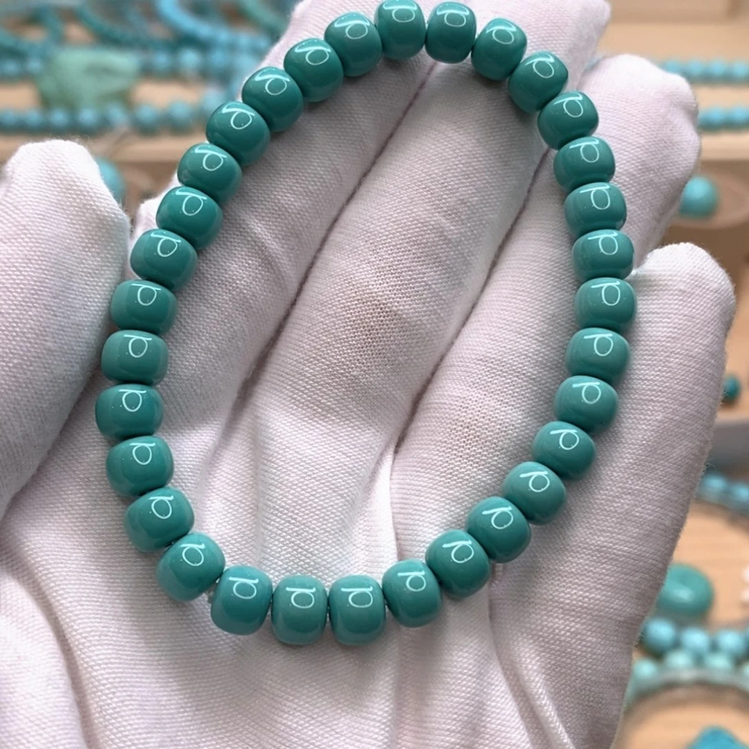 绿松石未镶嵌珠宝奇石6.6mm