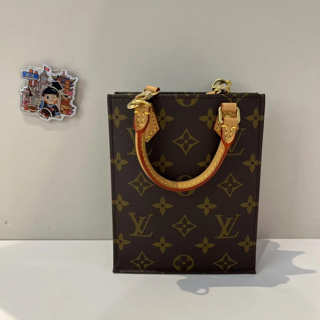 95新 LouisVuitton/路易威登 老花mini琴谱包手提包斜挎包芯片款