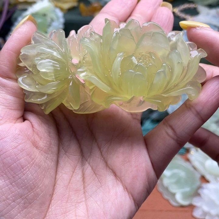 蛇纹石玉未镶嵌吊坠安*i