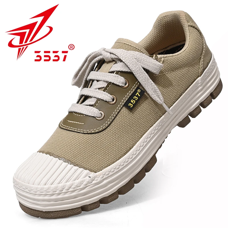 3537正宗夏季户外登山鞋厚底耐磨运动帆布鞋防滑老牌子新式解放鞋