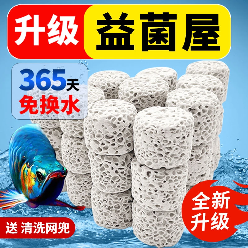 鱼缸过滤材料硝化细菌屋益菌屋培菌滤材净化水质过滤器周转箱专用