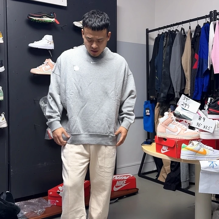 XL女款灰色卫衣180斤以上来