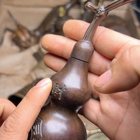 铜制文玩把玩物件