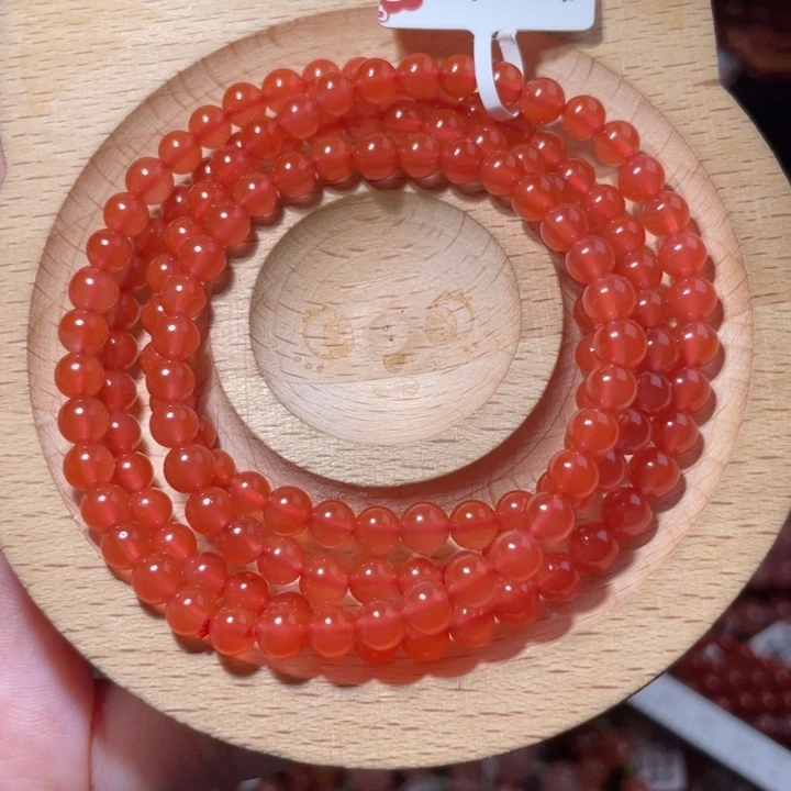 南红玛瑙未镶嵌5咪保山冰红多圈301