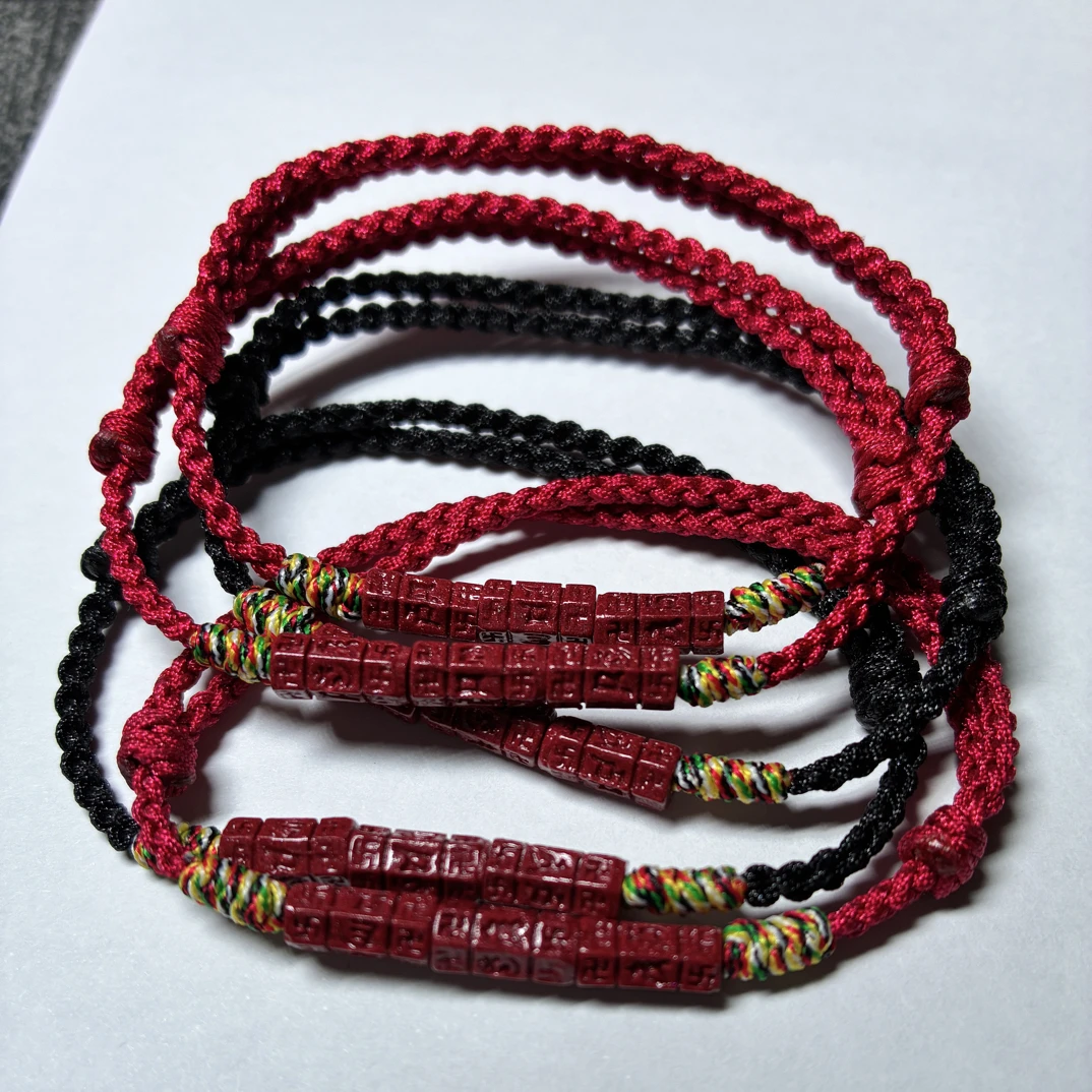 非金属锦纶手链 红绳六字真言男女款手绳多样性发