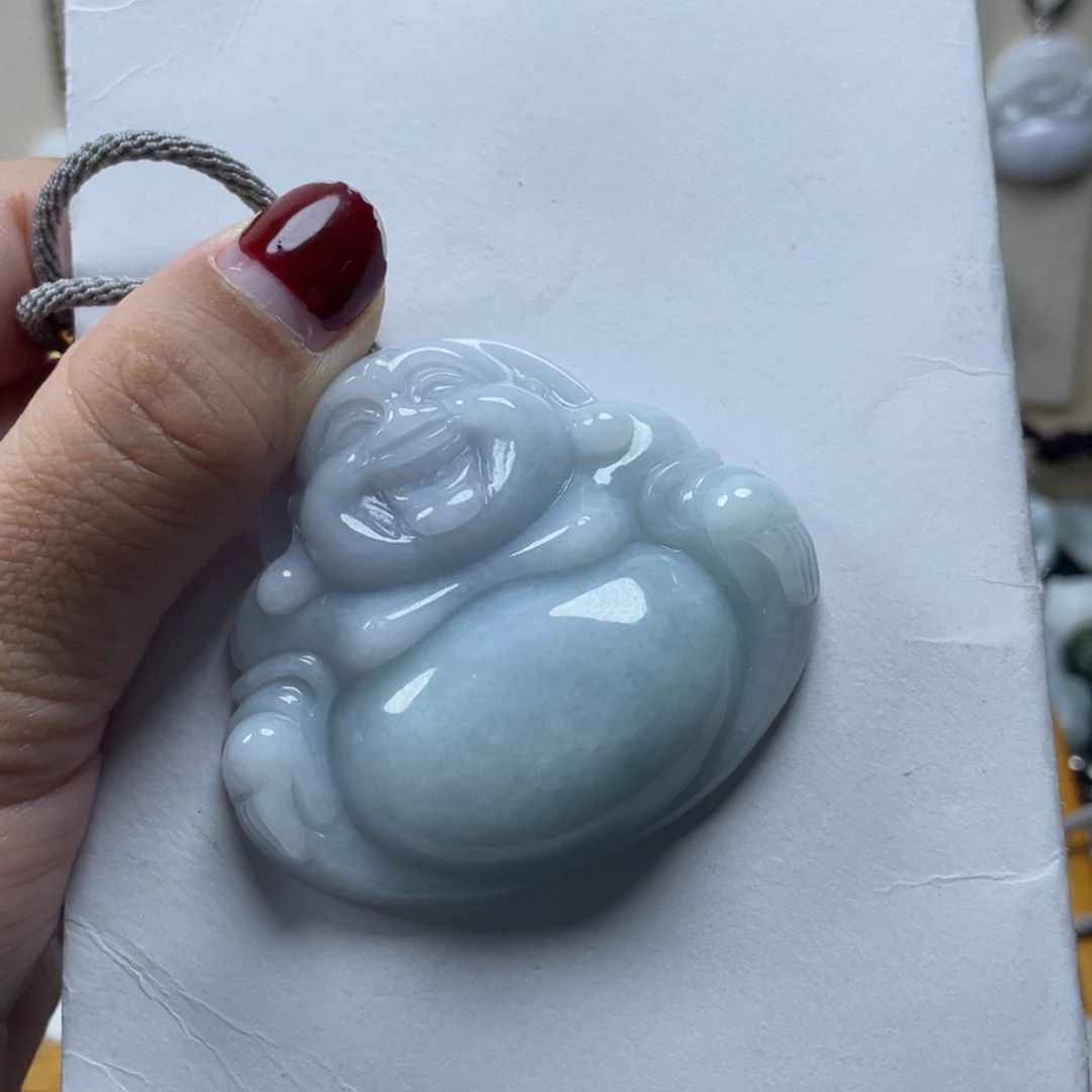 翡翠颈饰未镶嵌?**子佛公