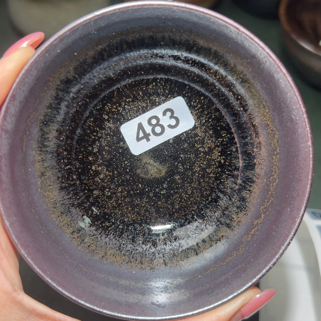 高***师茶盏全手工原矿原釉建盏