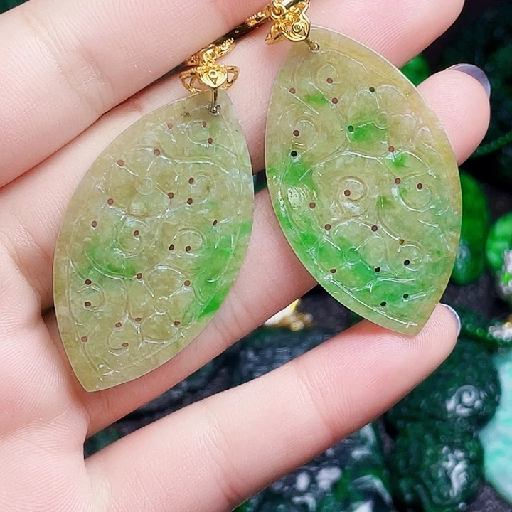 翡翠银S925镶嵌颈饰多样性