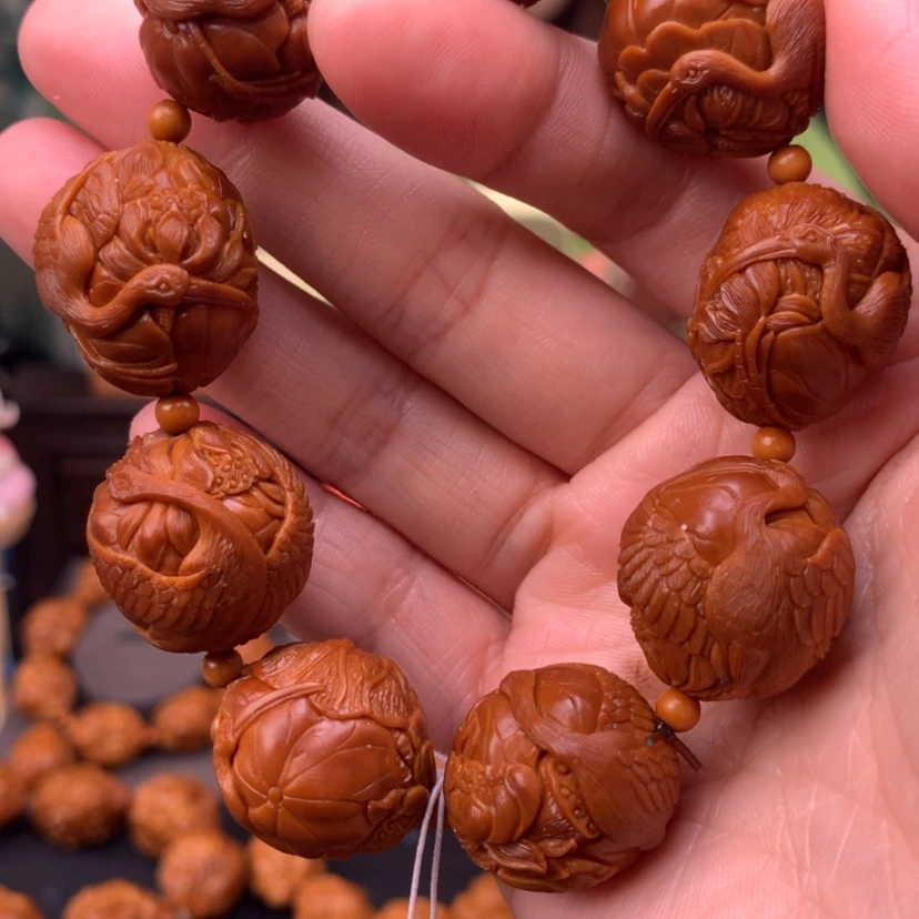 【闪购商品】橄榄核手串/手链八路来财