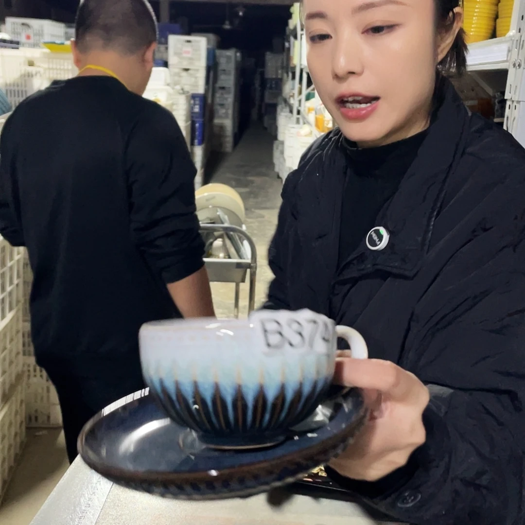 瓷片374          4杯4碟