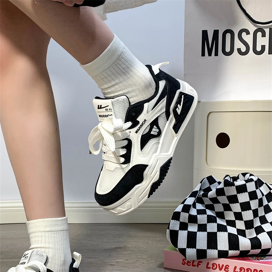 回力女鞋网面小白鞋女款2025新款爆款夏季透气网鞋初中生运动板鞋