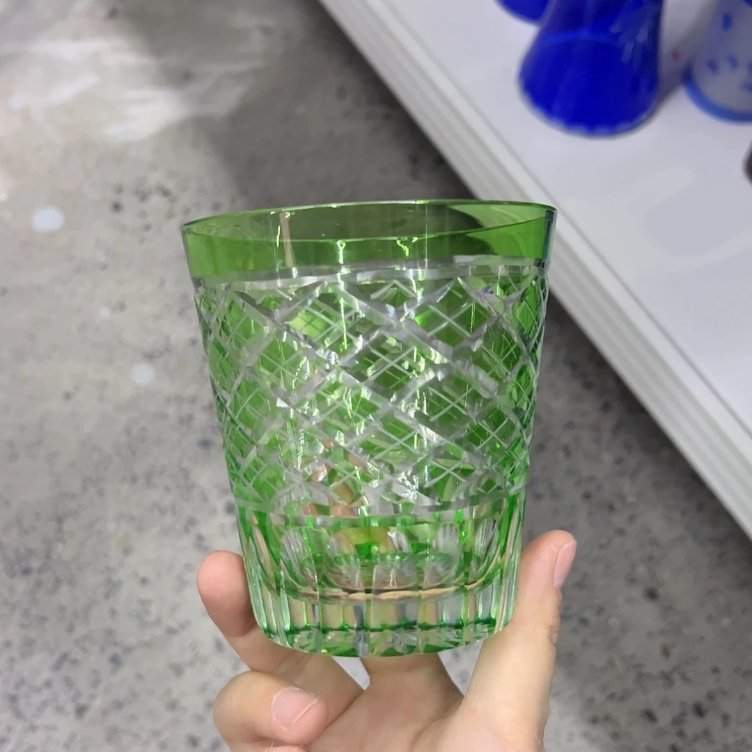 平底款水晶玻璃微瑕一个