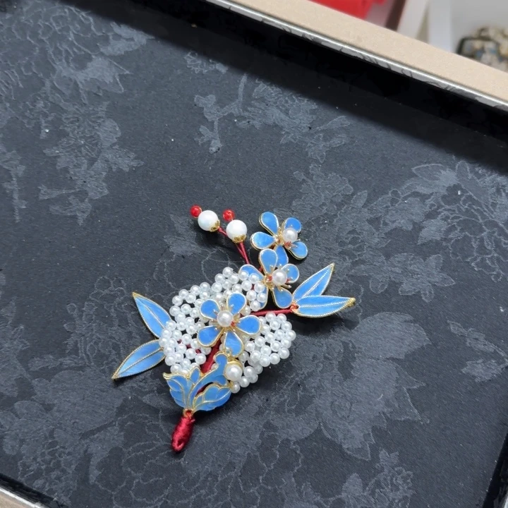 醋酸铁合金鹅毛仿点翠