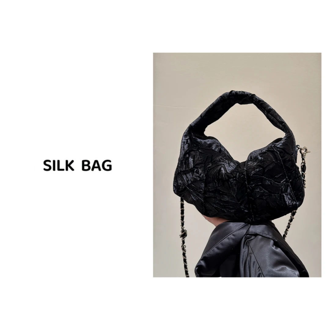 【Silkbag 晓晓】原创设计 元宝饭盒包 手拎斜挎