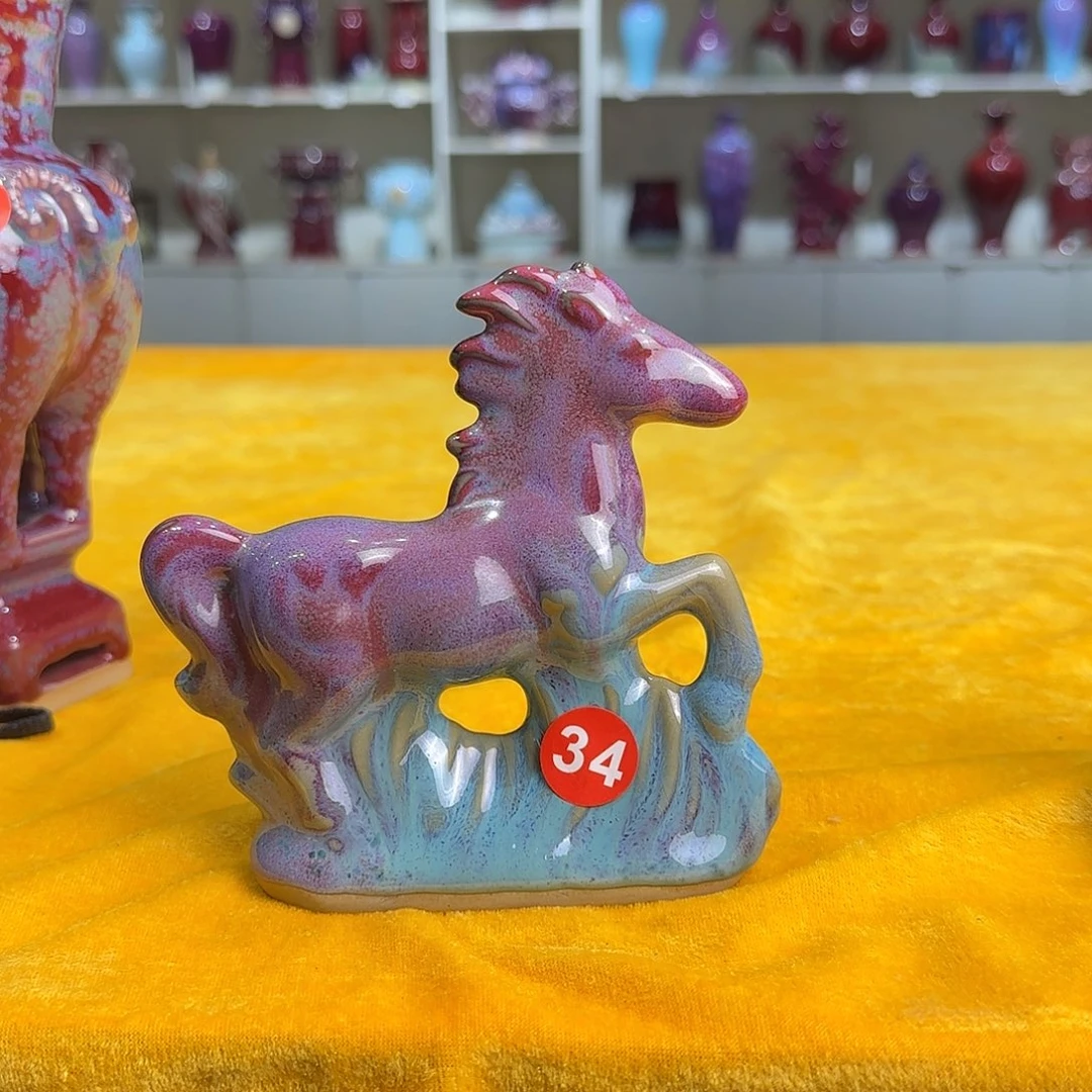 陶摆件郑家钧窑摆件