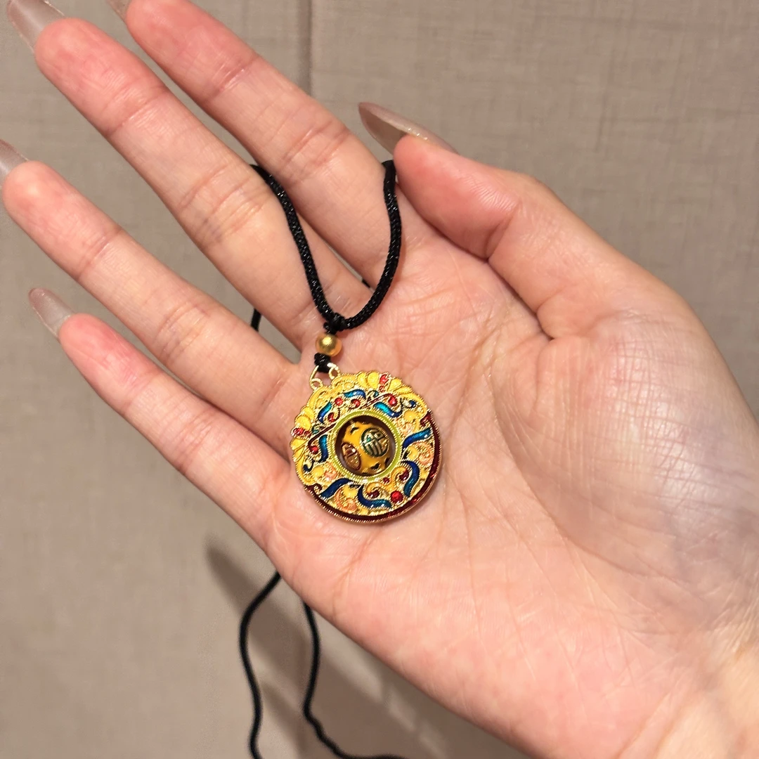 铜合金项链 气质百搭复古古法清新项链HH119