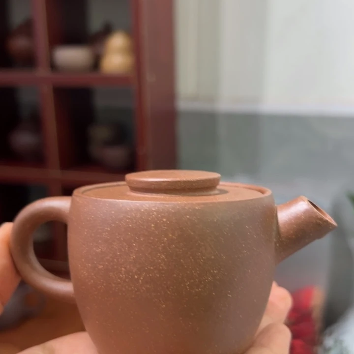 茶壶紫砂段泥巨轮120cc