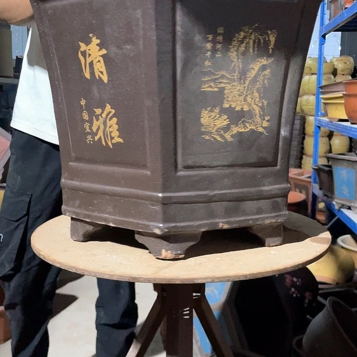 黑色清雅六方大号