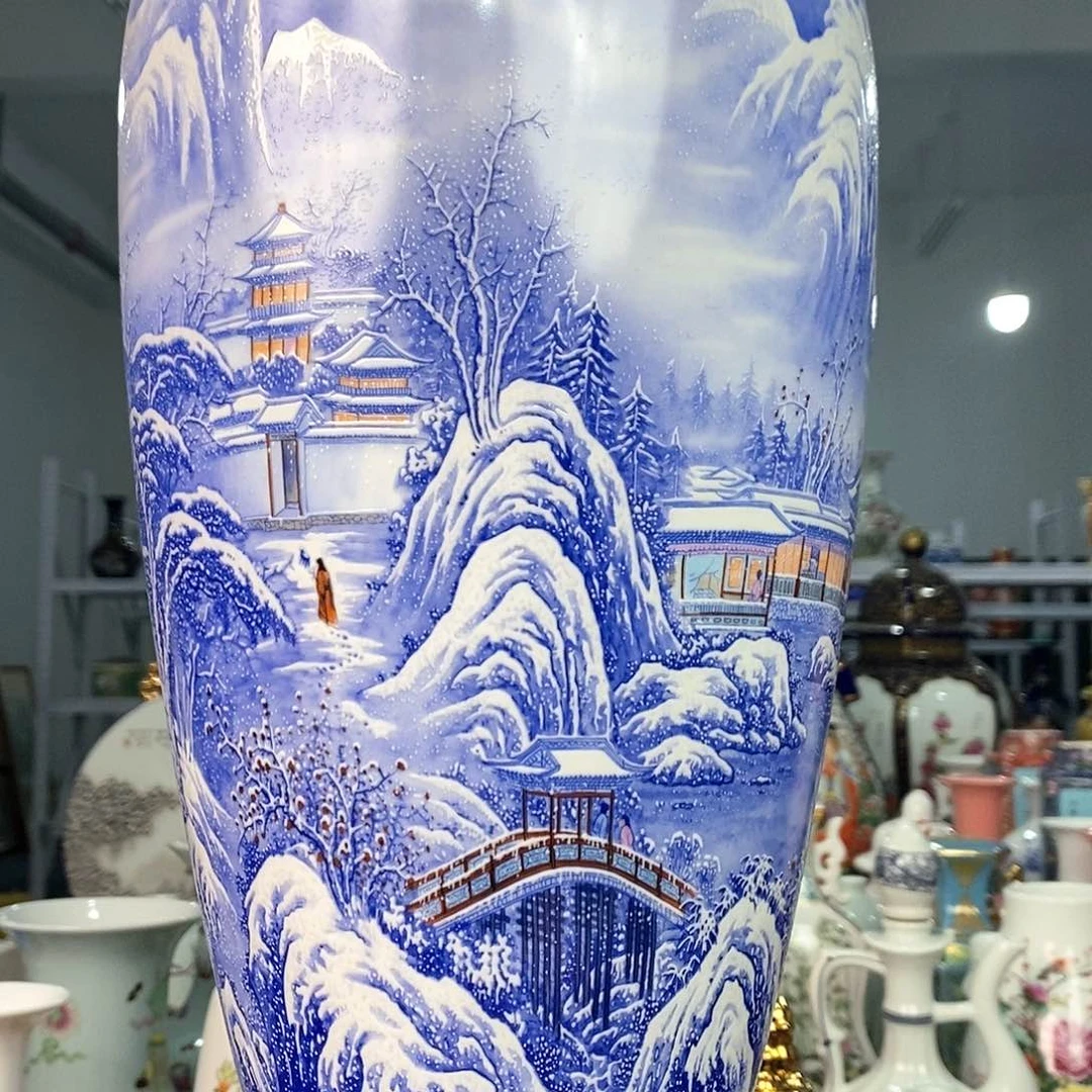 摆件景德镇陶瓷花瓶摆件