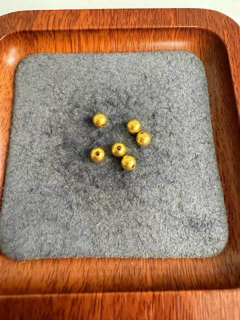足金999 卡5古法金珠
