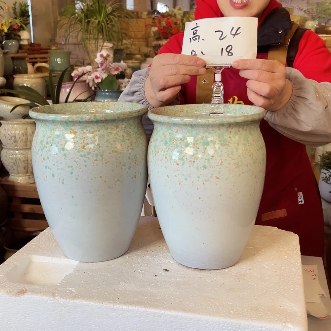 紫砂花盆高度24口径18