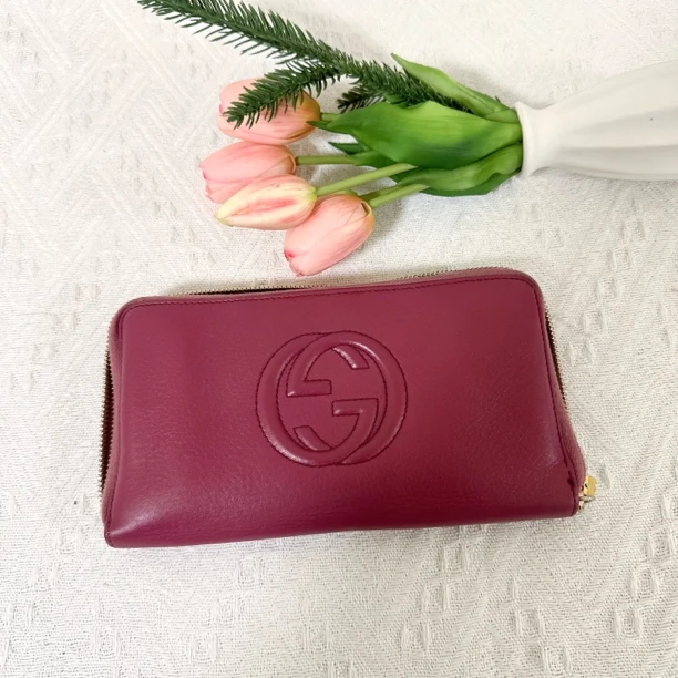 95新 GUCCI/古驰 长款钱包