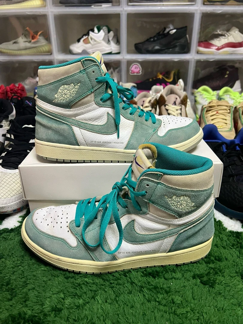 95新 maje 45.5码/aj1蒂芙尼绿休闲鞋/二手正品