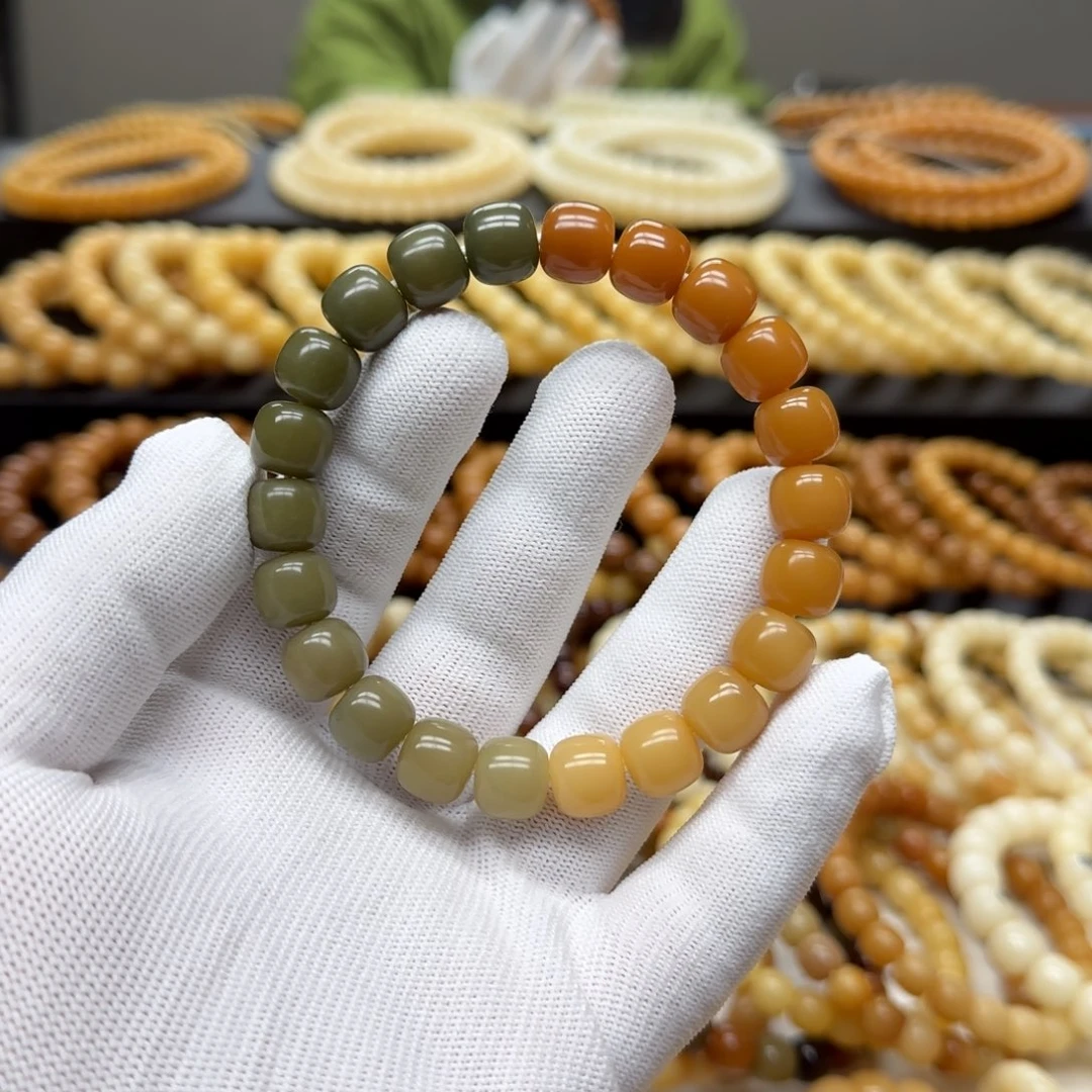 手串菩提根/象牙果10×11 5年 双渐变 鬼工
