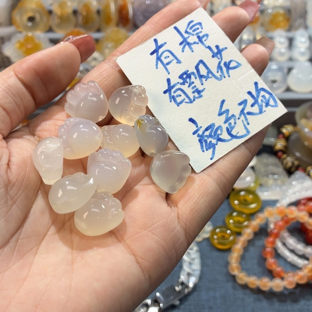 玛瑙/玉髓未镶嵌吊坠(不含链)