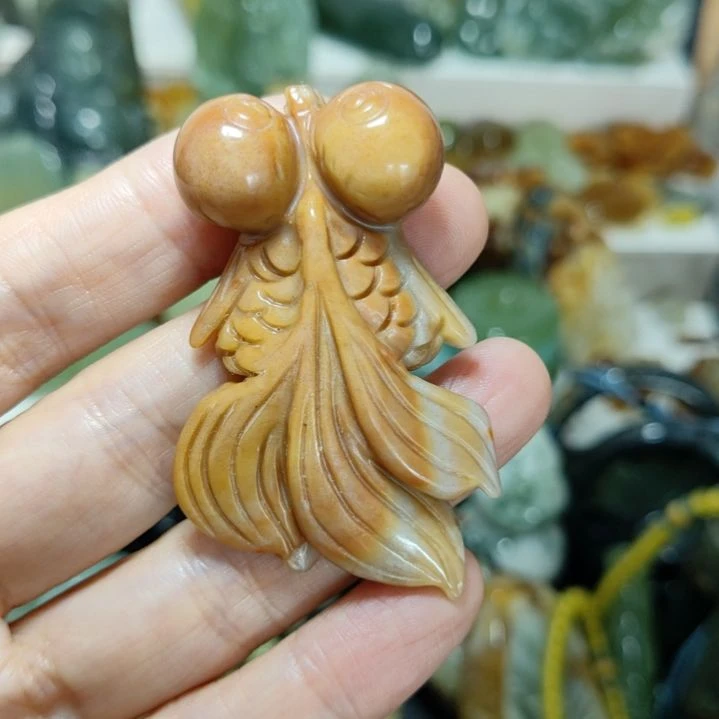 岫玉未镶嵌挂坠款式