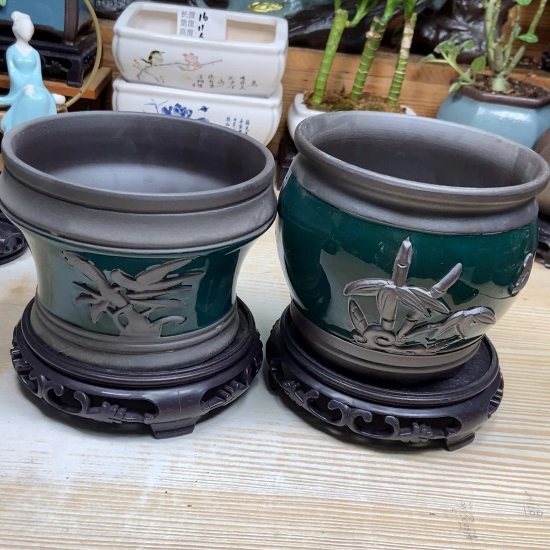 瓷片陶瓷花盆陶瓷艺术