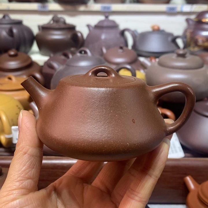 A***灵茶壶紫砂微瑕处理一把