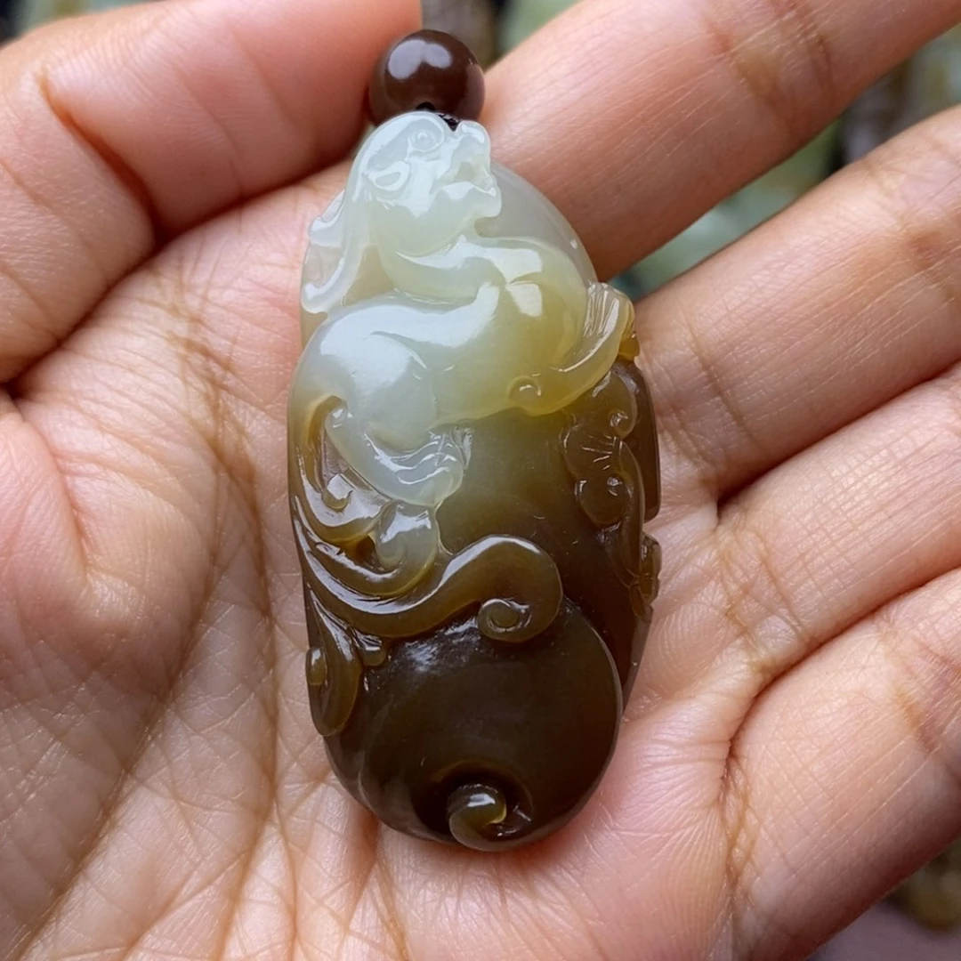 项链未镶嵌和田玉（糖玉）王*学