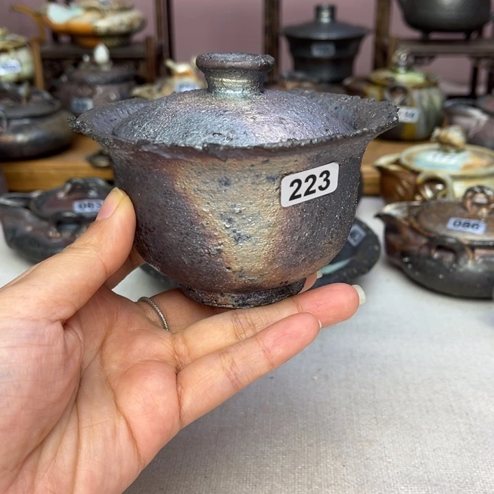 壶裸柴烧陶瓷茶具