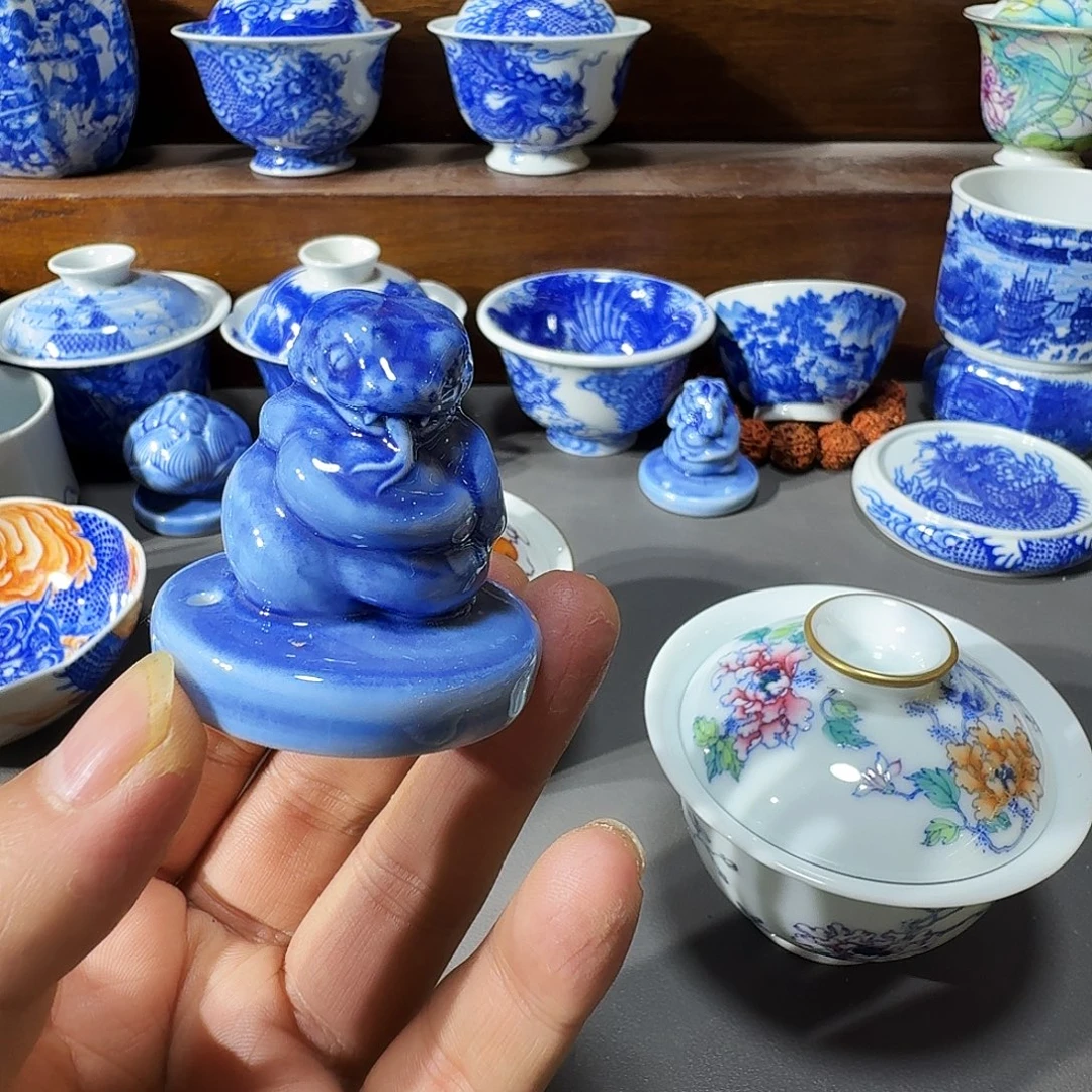小***啊泥塑茶宠手工手绘