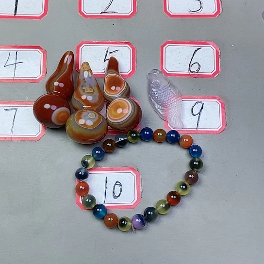 玛瑙/玉髓吊坠(不含链)未镶嵌小*哥