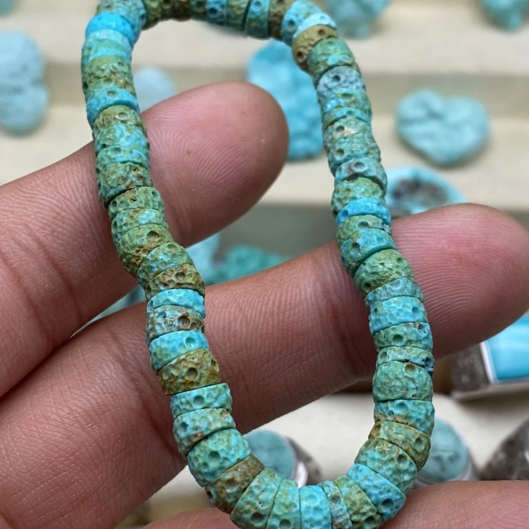 绿松石未镶嵌珠宝半成品