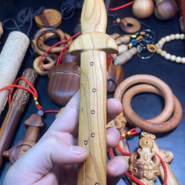 桃木小*23公分桃木七星