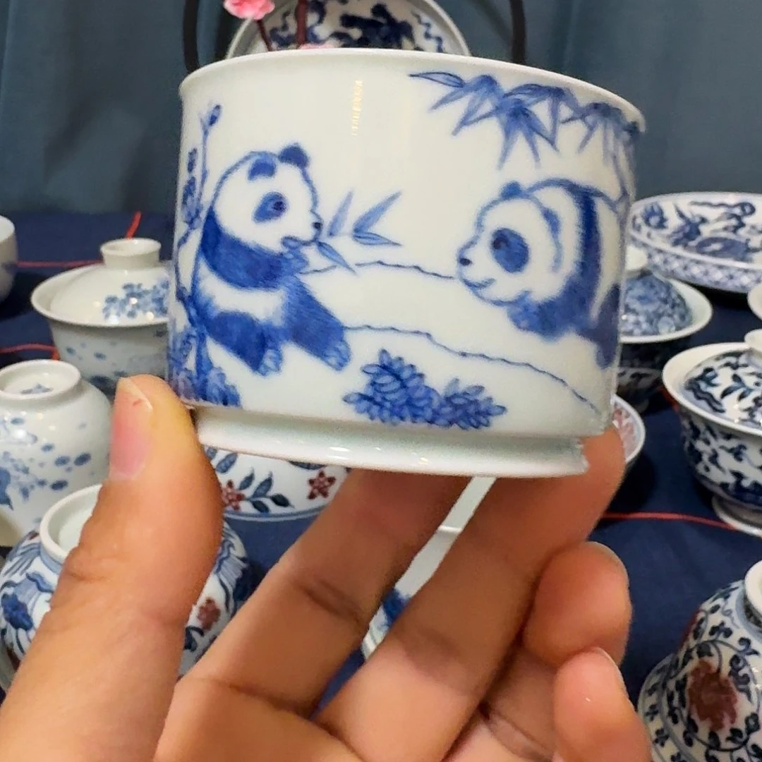 青风瓷影手工手绘