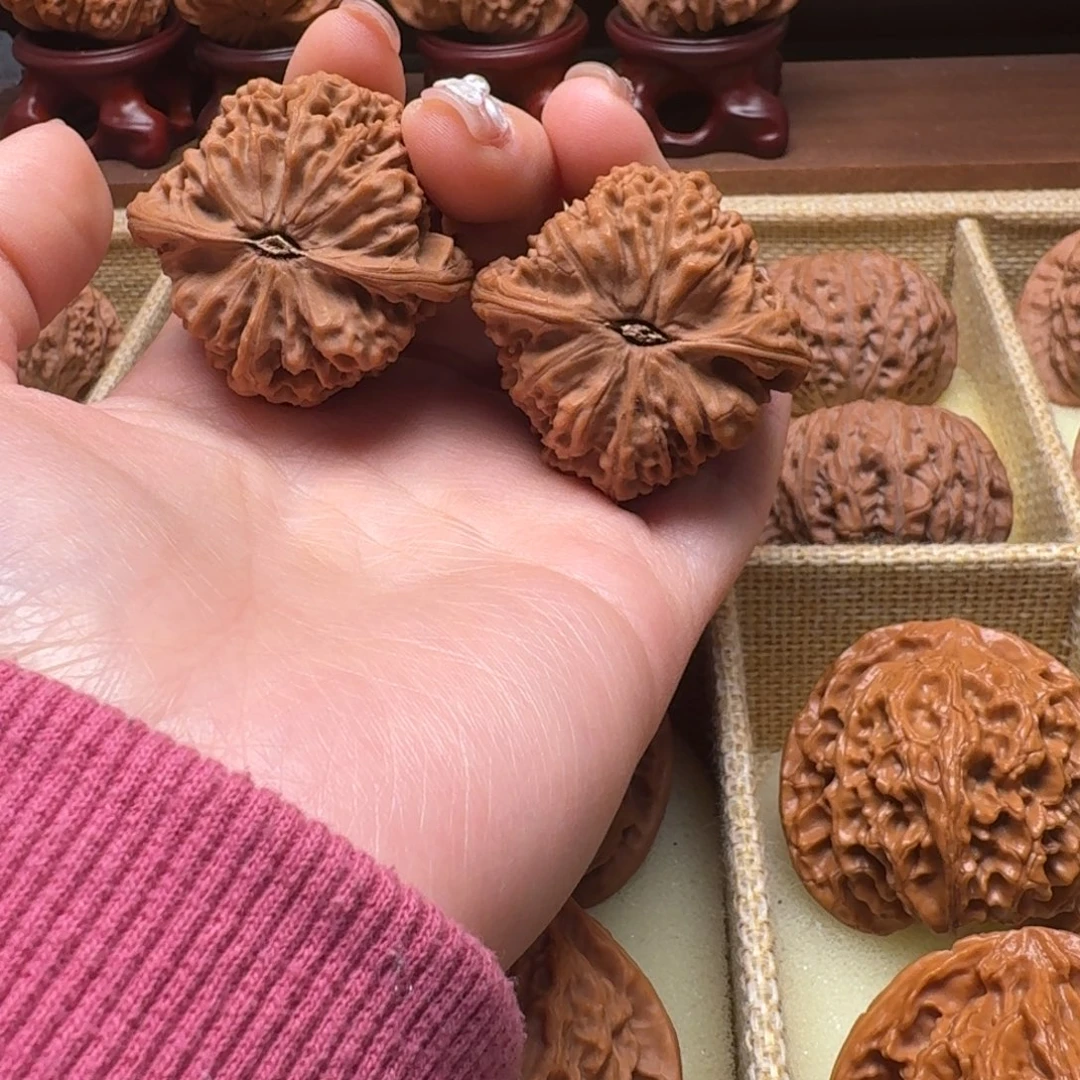 不***醉文玩核桃吊坠40全品南疆石