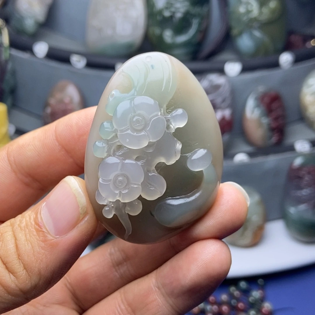 玛瑙/玉髓未镶嵌颈饰