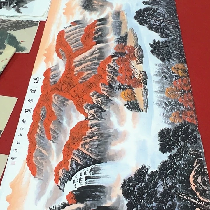 国画纯手工作品欣赏作品