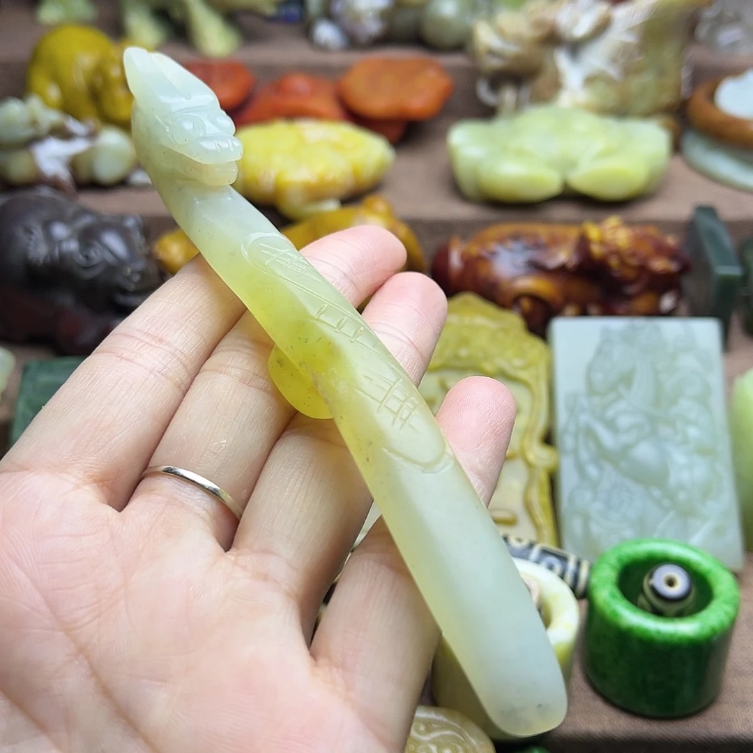 白玉菩提吊坠137。。