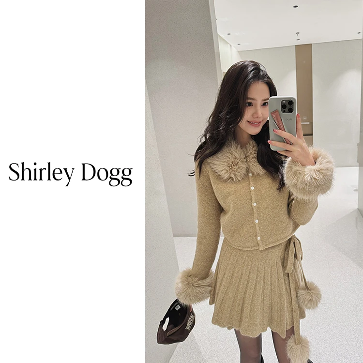 汤元家sd 秋冬百搭针织毛衣套装