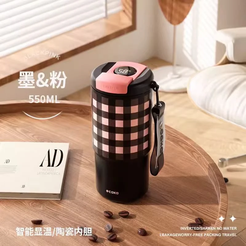 以凡推荐 格子水杯