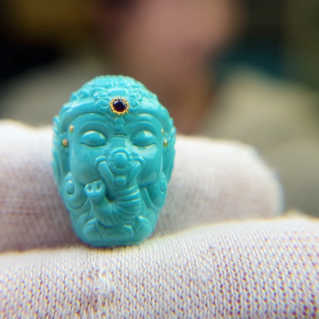 绿松石珠宝奇石未镶嵌