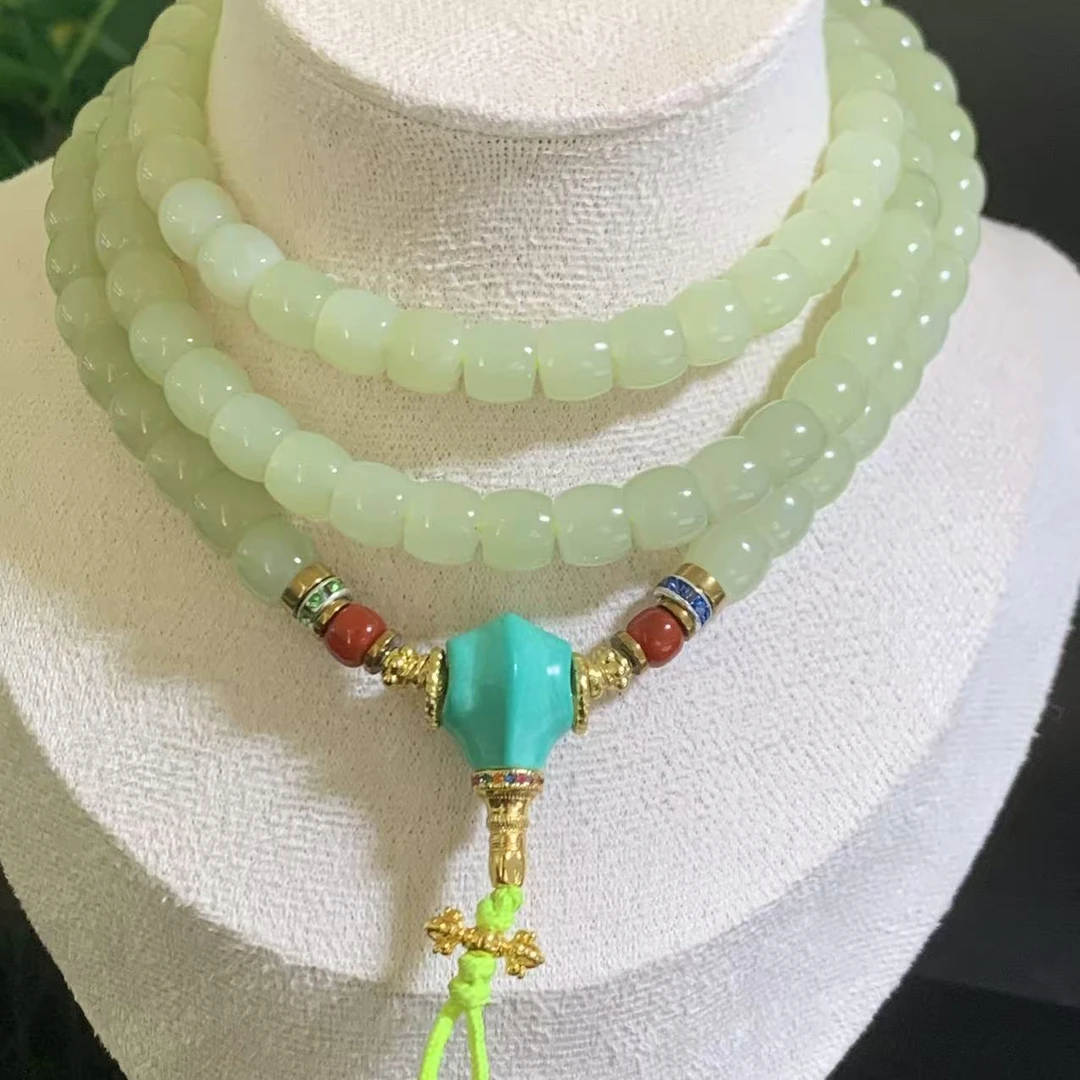 F341海川拍卖和田玉手串