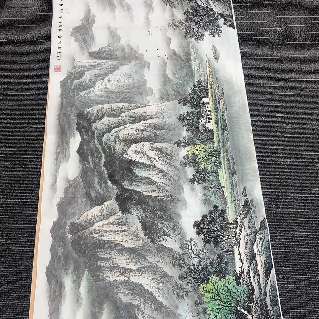 雷***暴国画国画纯手绘作品